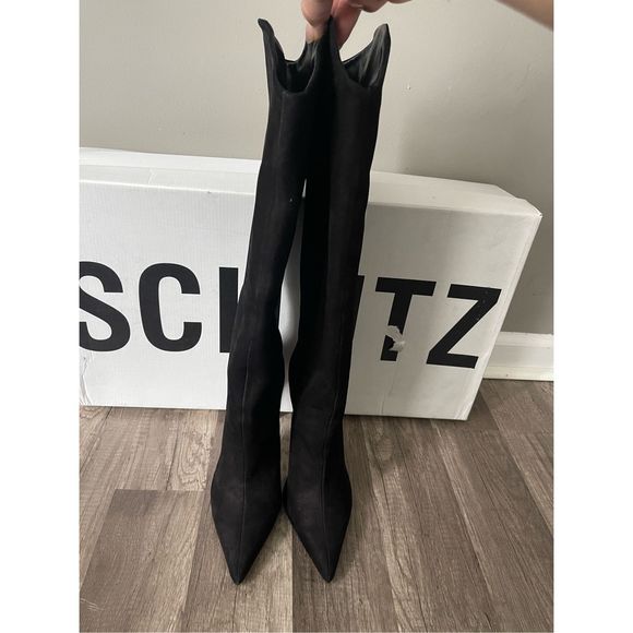 SCHUTZ Maryana Sculpt Nubuck Boot - Picture 6 of 10